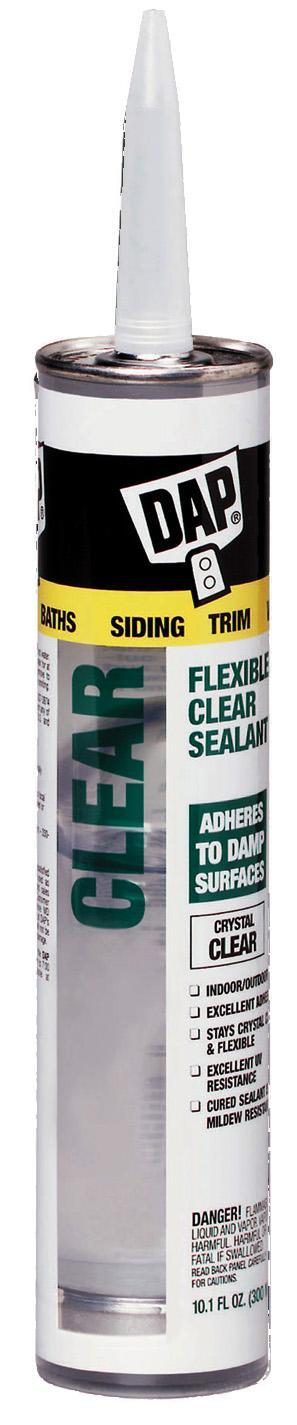  Dap  Flexible Sealant 10.1 Ounce Clear 1 Each 18384 18376
