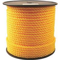  Do It Best Twisted Polypropylene Rope 3/8 Inchx350 Foot  Yellow 1 Each 700192