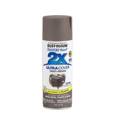 Rust-Oleum Painter's Touch Satin Spray Paint 12oz Satin Walnut 1 Each 257462: $31.44