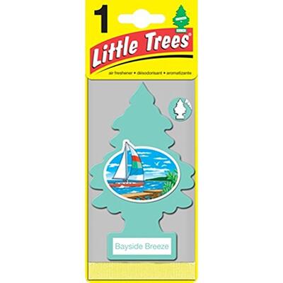 Car Fershner Little Trees Hanging Air Freshener Bayside Breeze 1 Each U1P-17121