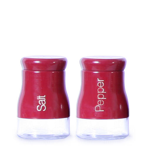 Sabichi Salt And Pepper Jar 2 Piece Red 1 Set 163905