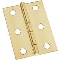  National  Broad Hinge  2-1/2x1-3/4 Inch  Solid Brass 1 Each N211-391