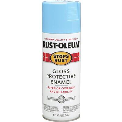 Stops Rust Gloss Enml Anti-Rust Spray Paint 12oz Harbor Blue 1 Each 7722-830