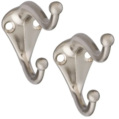  National  Coat And Hat Hook  Satin Nickel  1 Each N325-480