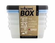 Wham Storage Box 3.5 Liter Clear 4 Pack  13109: $49.10