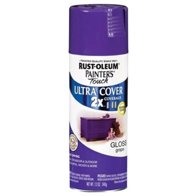 Rust-Oleum Painter's Touch Gloss Spray Paint 12oz Grape 1 Each 249113