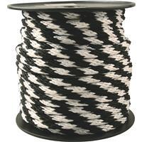 DIB Derby Rope 5/8 Inx150 Foot Black And White 1 Each 709923