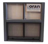 Oran Sash Window With Tint 24wx24h Aluminum Black 1 Each: $312.74