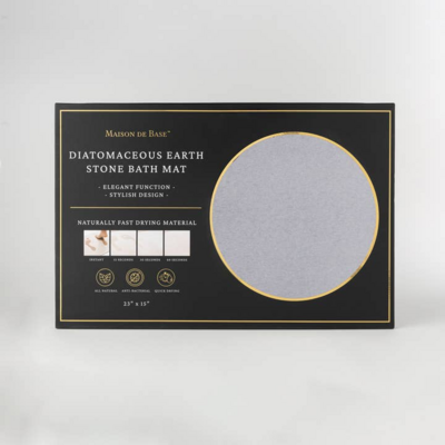 SMOOTH BATH MAT GREY