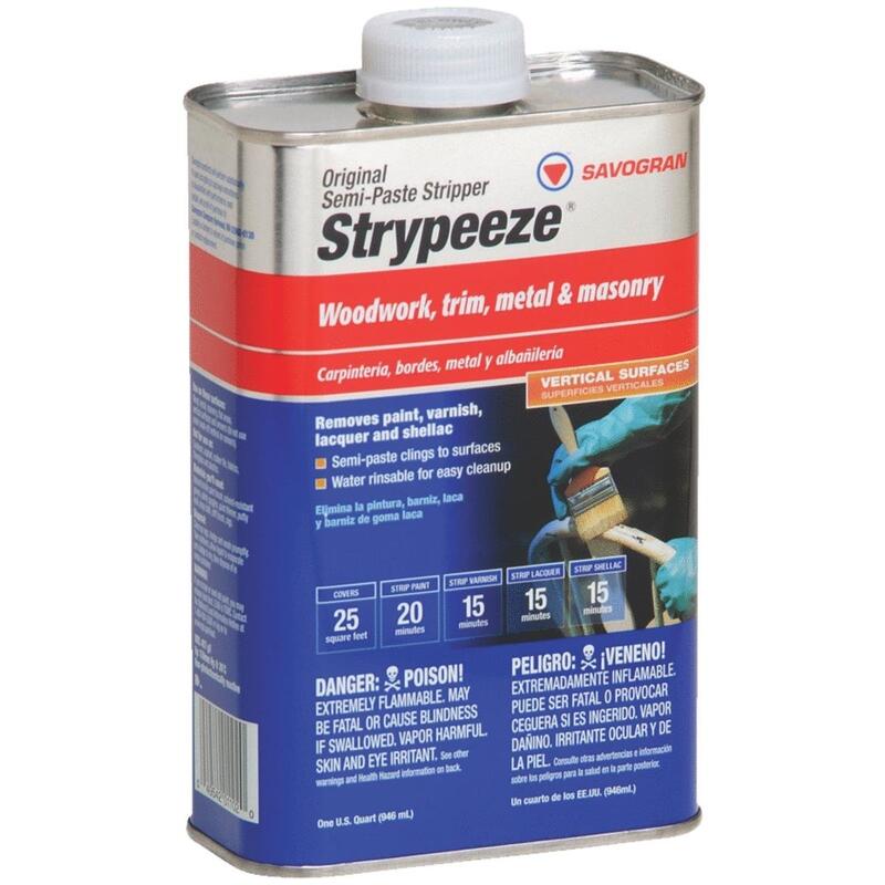  Savogran Strypeeze Paint And Varnish Remover  1 Quart 1 Each 01102 01232