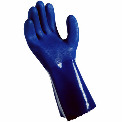  Grease Monkey  PVC Chemical Gloves Large  Blue 1 Each 23407-16