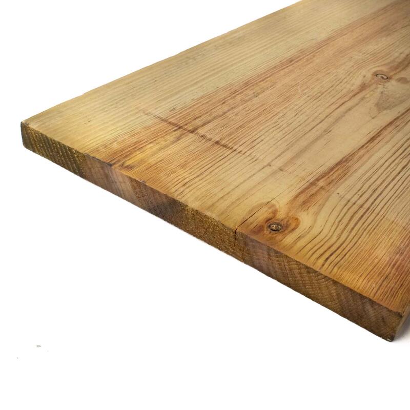 Lumber Pitch Pine #1 S4S Treated 1x12x16 1 Length