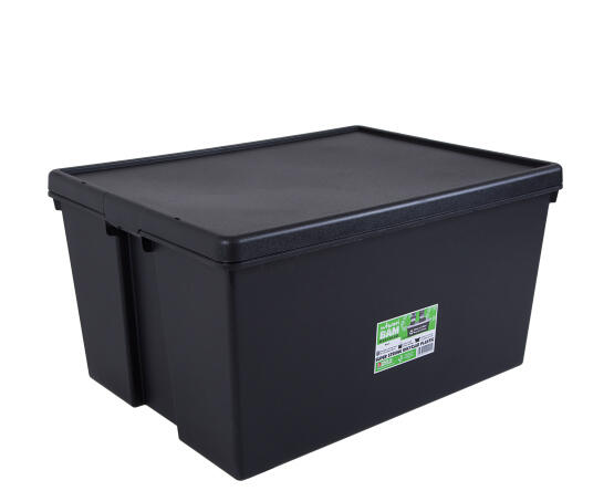 Wham Storage Container Heavy Duty 150l Black 1 Each Z445220