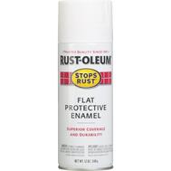 Rust-Oleum Flat Enamel Anti-Rust Spray Paint 11oz White 1 Each 7790830: $55.77
