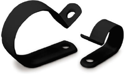 Ecm Industries Clamp Plastic 1/4 Inch Black 18 Pack PPC-1525UVB