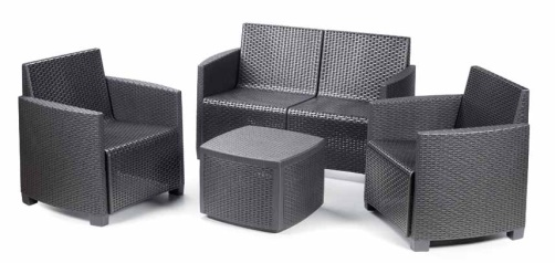  Etna Anthracite With Cushion  1 Each MPSET014411