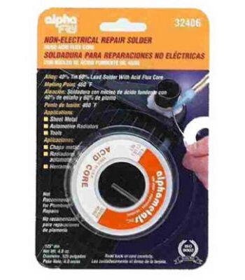  Alpha  Non Electrical Solder 4 Ounce 0.125 Inch  1 Each AM32406