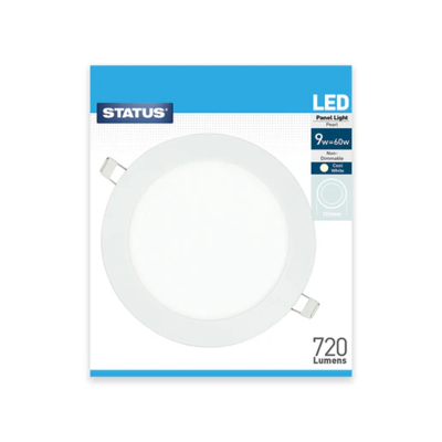 BULB LED RD C/WHT 9W