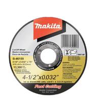 Makita Cut Off Wheel 4-1/2x0.8x22.23mm 1 Each B-46159: $7.20