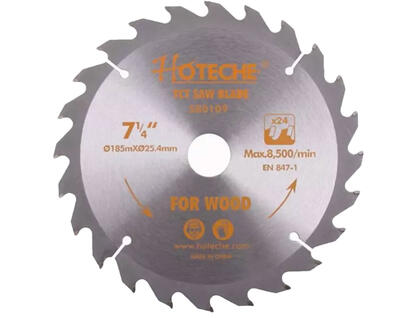  Hoteche  TCT Saw Blade For Wood 40T 185x24.5mm  1 Each 580110