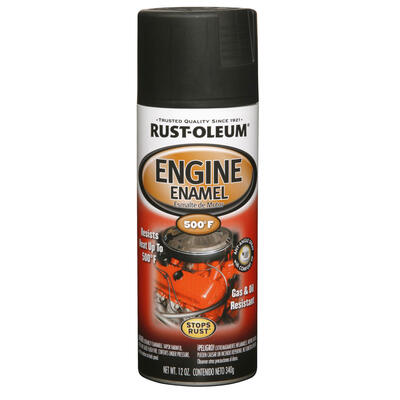  Rustoleum  Engine Enamel  Black  1 Each 248936