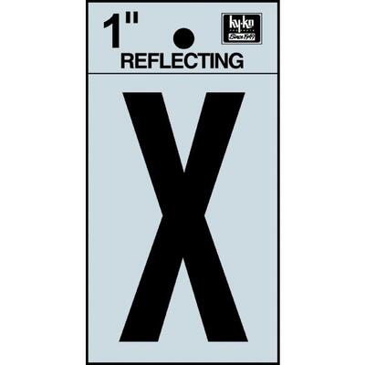  Hy-Ko Reflective Adhesive Letter X 1 Inch  1 Each RV-15/X