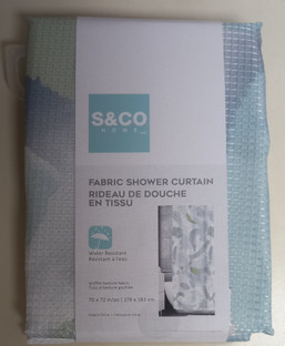 PRINTED SHOWER CURTAIN 70X72