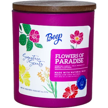 BEEP CANDLE FLOWER OF PARADISE