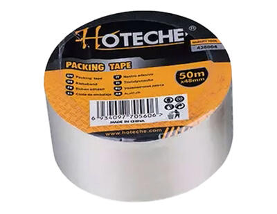 Hoteche Transparent Packing Tape 50mx48mm 1 Roll 438004