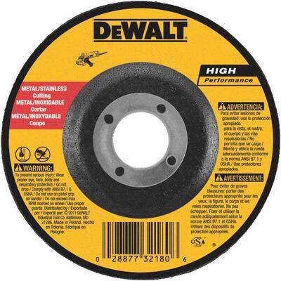  DeWalt Thin Cutting Wheel 1 Each 539-171 DW8420: $8.34