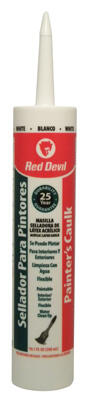 Red Devil Painters Caulk 10.1oz White 1 Each 0746: $10.52