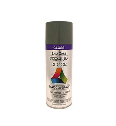 Easy Care Premium Decor Gloss Enamel Spray Paint 12oz Granite 1 Each PDS32-AER: $32.13