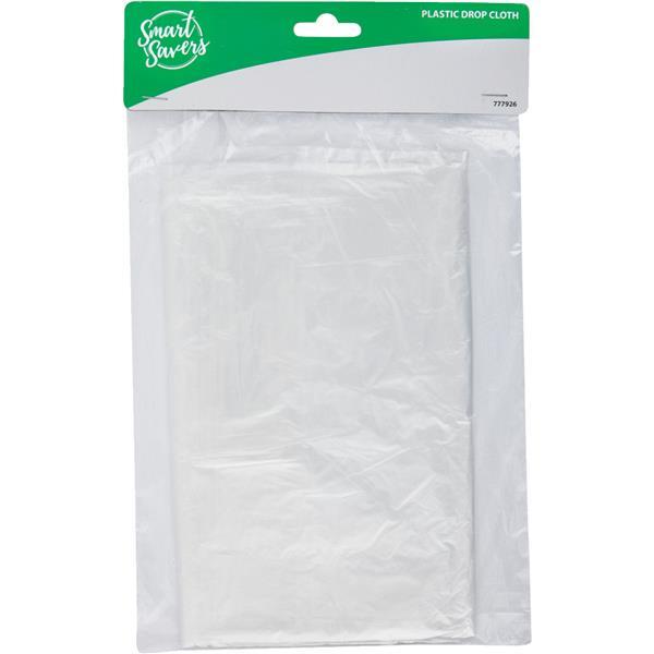 Smart Savers Plastic Drop Cloth 9x12 Foot 1 Each 777926: $7.16