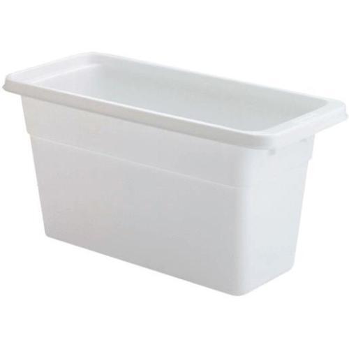 Rubbermaid Ice Cube Bin 12x5.5x6Inch White 1 Each FG2862RDWHT