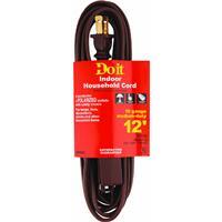 Do It Best Extension Cord 16/2 3 Outlet 12 Foot Brown 1 Each IN-PT2162-12X-BR