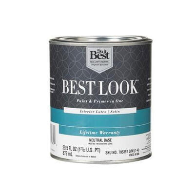 Do It Best Satin Ltx Ext Paint Neutral Base 1 Each HW33A0804-14