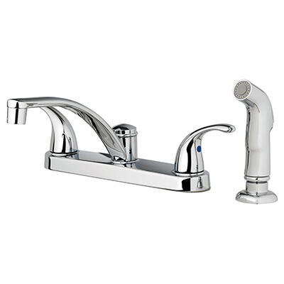 HomePointe Double Lever Handle Kitchen Faucet Chrome 1 Each 810NC-F5001
