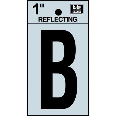  Hy-Ko Reflective Adhesive Letter B 1 Inch  1 Each RV-15/B