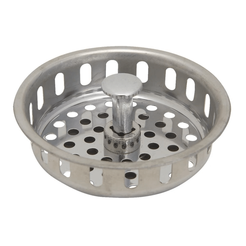 DIB Adj Basket Strainer Stopper 3-1/2 In SS 1 Each K22025