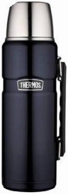 Thermos 40oz Stainless King Beverage Bottle - Midnight Blue