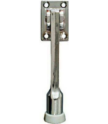  National  Kick Down Door Stop 5 Inch  Chrome  1 Each N184-234