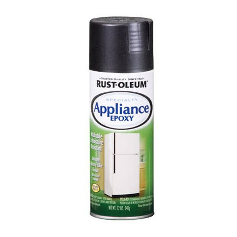 Rust-Oleum Gloss Appliance Epoxy Spray Paint 12oz Black 1 Each 7886830