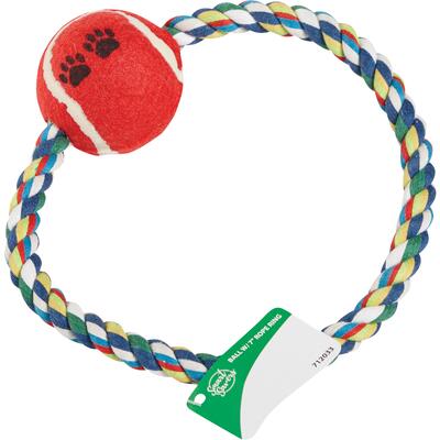  Smart Savers Tug Rope Ring Dog Toy 7 Inch  1 Each CC401029