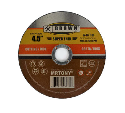  Brown USA Cutting Disc 4.5x3/64x7/8 Inch  1 Each BRTMC3005: $4.11