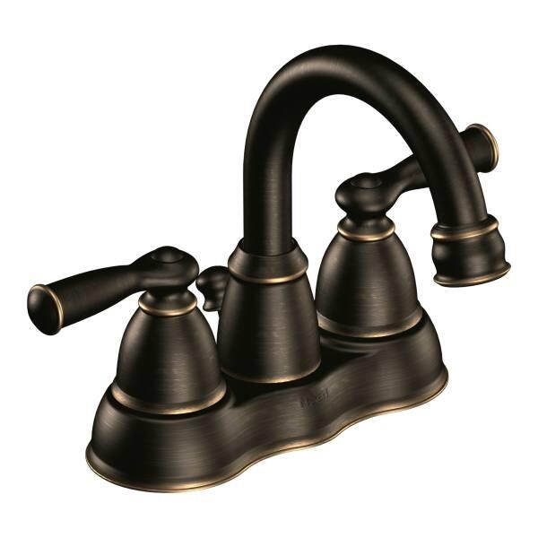 Moen  Banbury  High Arc Bathroom Faucet 2H 1 Each WS84913BRB