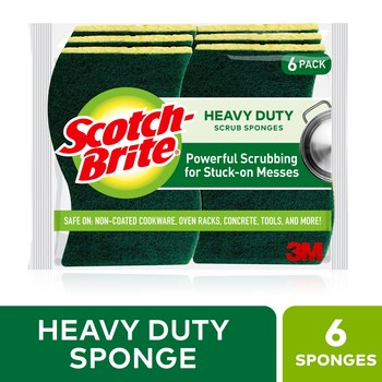 Heavy Duty Scrub Sponge, 6-Pk.