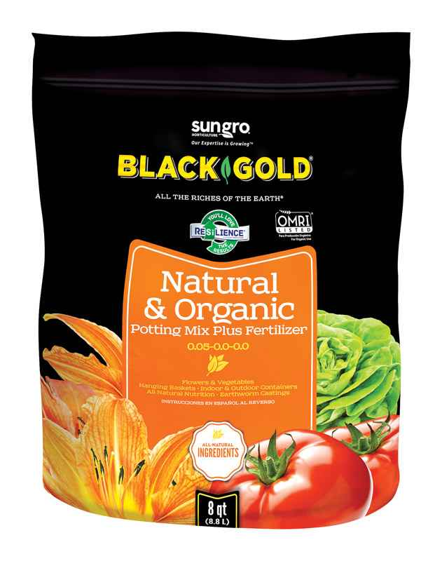  Black Gold  Organic Potting Soil  8 Qt  1 Each 1402040.Q08P