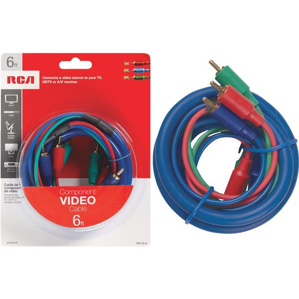  Rca Video Cable  6 Foot  1 Each VHC61R
