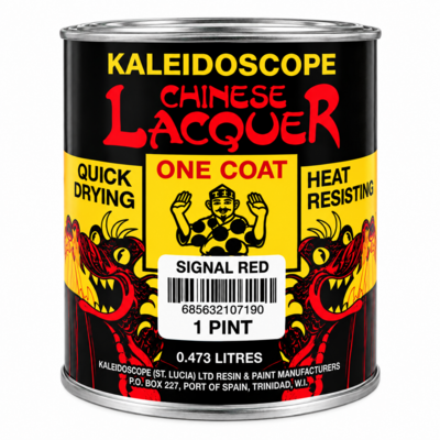 Siscolac Chinese Lacquer Signal Red 1 Pint SCL33-1704