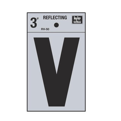 Hy-Ko Reflective Letter V 3 Inch  1 Each RV-50/V